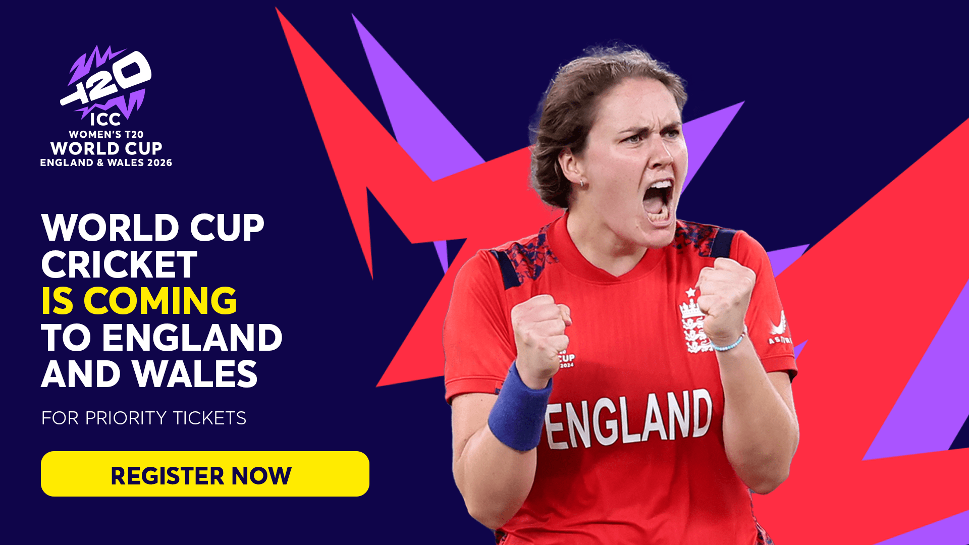 Logo of ICC Women's T20 World Cup, 2026 Register Your Interest