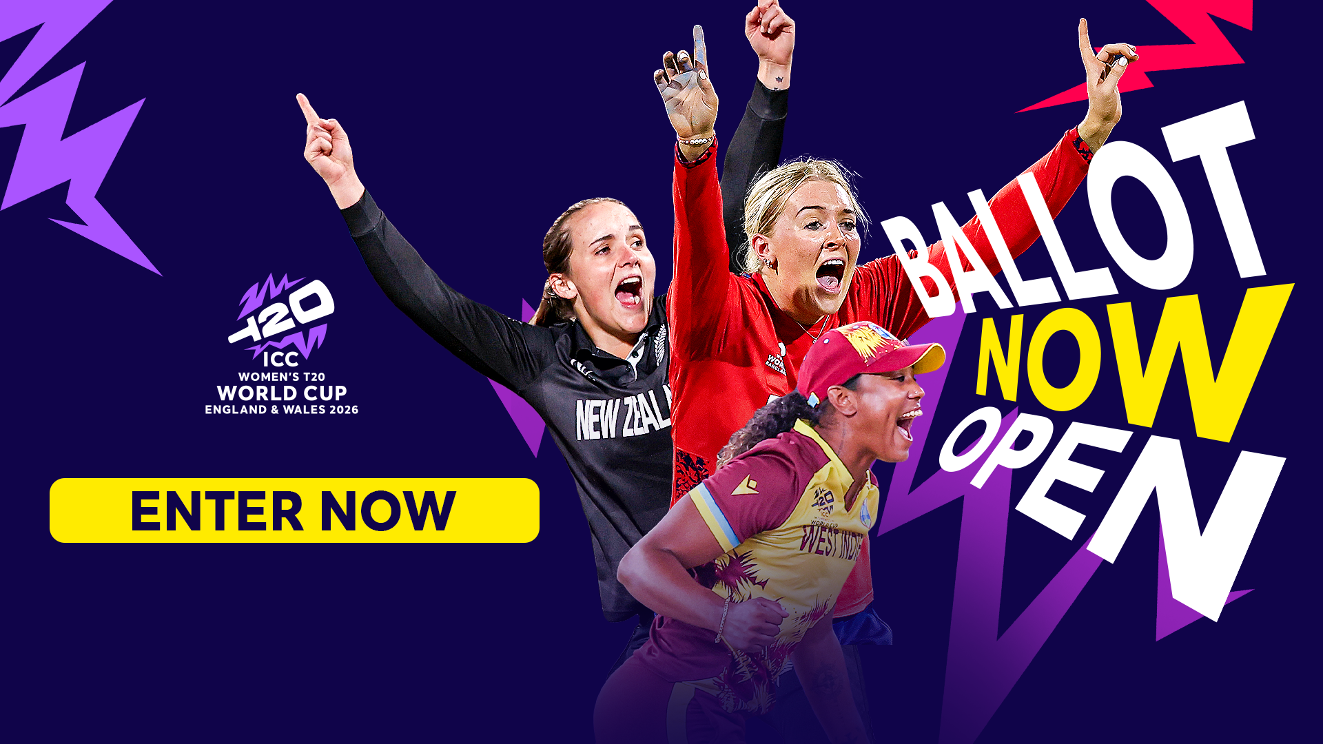 ICC Women's T20 World Cup, 2026 Enter Ballot Now