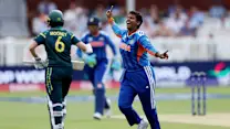 LIVE: Sharma hits record high as India take control