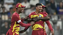 Record batting display sees West Indies trump Zimbabwe 