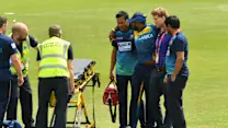 Avishka Fernando stretchered off in warm-up game against South Africa
