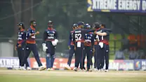 Nepal surge up CWCL 2 table after key victory against Scotland 