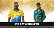 Angelo Mathews and Tuba Hassan crowned ICC Players of the Month for May