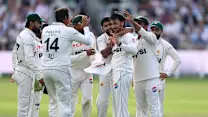 Pakistan bowlers dominate England on a rain-hit first day