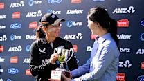 Hat-trick helps Melie Kerr break more records for New Zealand
