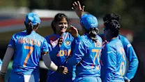 Radha four-for, Shafali blitz keep India unbeaten