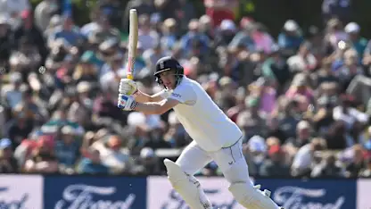 Logo of Harry Brook's clinical century keeps England's hopes alive in Christchurch