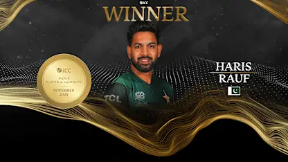 Logo of ICC Men’s Player of the Month for November 2024 announced