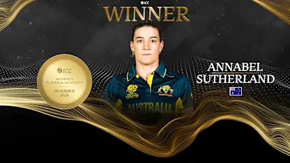 Logo of ICC Women’s Player of the Month for December 2024 announced