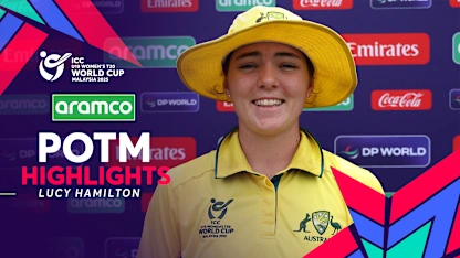 Logo of Caoimhe Bray's sensational spell | Aramco POTM Highlights | U19WC 2025