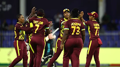 Logo of West Indies claw back with double strike | SF 2 | WT20WC 2024