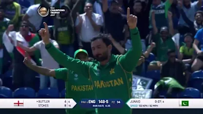 WICKET: Buttler falls to Junaid for 4