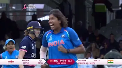 Logo of WICKET: Jhulan Goswami gets two in two, nabbing Sarah Taylor and Fran Wilson