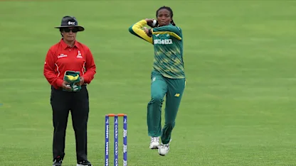 Logo of Ayabonga Khaka picked up three wickets for South Africa