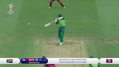 CWC19 WU5: South Africa v West Indies - Amla's silky 50
