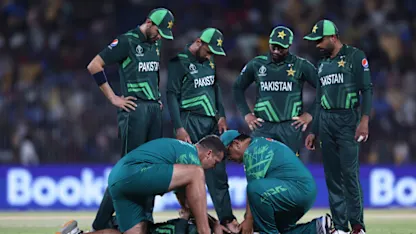 Logo of Pakistan make first concussion sub in Cricket World Cup history