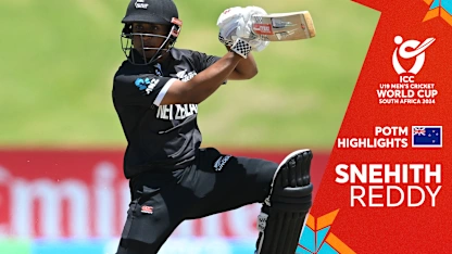 Logo of Snehith Reddy POTM Highlights | U19 CWC 2024