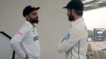 Logo of The Kane-Kohli friendship | WTC21 Final | Ind v NZ