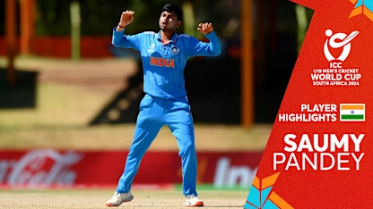 Logo of Saumy Pandey Player Highlights | U19 CWC 2024