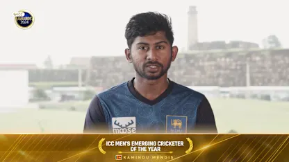 Logo of Kamindu Mendis wins Emerging Men's Cricketer of the Year | ICC Awards 2024