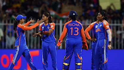Logo of Spinners strike back for India in the middle overs | WT20WC 2024