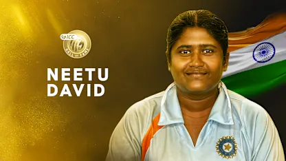 Logo of Neetu David: ICC Hall of Fame 2024 inductee