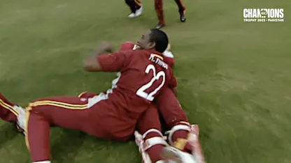 Logo of West Indies crowned champions | Sobha Realty Greatest Moments | Champions Trophy 2004