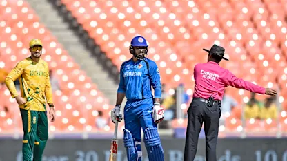 Afghanistan all-rounder sanctioned for South Africa incident