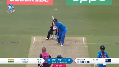 WT20WC: Ind v NZ – Shafali Verma smashes a big six