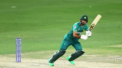 Logo of Fakhar Zaman launches back-to-back sixes in final over