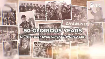 Logo of Golden Jubilee: Commemorating 50 years of the first ever Cricket World Cup