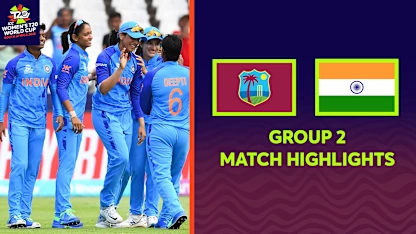 Logo of Classy India make it two from two with win over West Indies | Women's T20WC 2023
