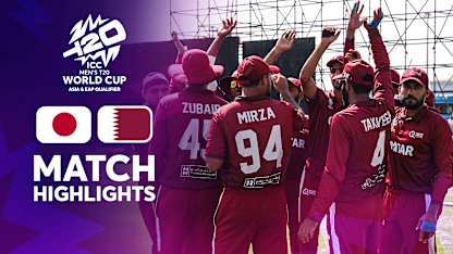 Japan v Qatar | Match Highlights | Men's T20 World Cup Asia & EAP Qualifier