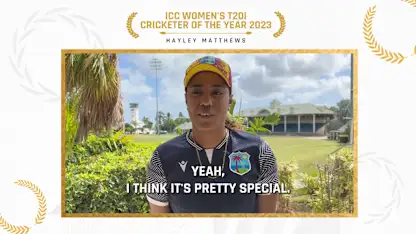Logo of Hayley Matthews feels 'pretty special' following T20I Cricket of the Year award