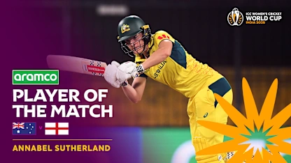 Sutherland's all-round excellence | Aramco POTM Highlights | CWC25