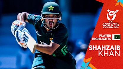 Logo of Shahzaib Khan POTM Highlights | U19 CWC 2024