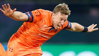 Logo of Logan van Beek inspired to shine in India | CWC23
