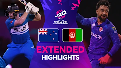 Logo of Afghanistan continue dream run with confident win over New Zealand | Extended Highlights | T20WC 2024