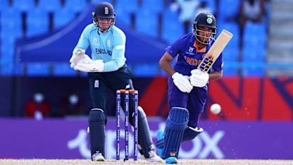 Logo of Nishant Sindhu's unbeaten fifty to bring home the title | ICC U19 Men’s CWC 2022