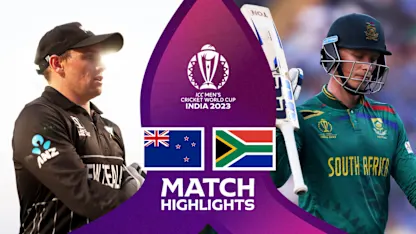 Logo of South Africa overcome New Zealand for the first time in 24 years | Match Highlights | CWC23