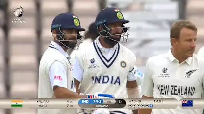 Pujara opens account with a cracking four | WTC21 Final | Ind v NZ