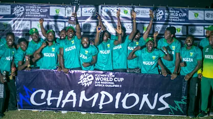 NIGERIA AND UGANDA SERVE UP THRILLING FINALE AS THEY ADVANCE TO T20 WORLD CUP REGIONAL FINAL