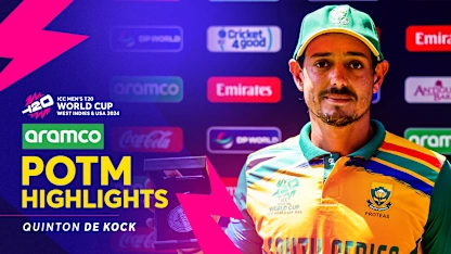 Quinton de Kock impresses against USA | POTM Highlights | USA v SA | T20WC 2024