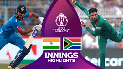 Logo of Kohli ton powers India past 300 | CWC23