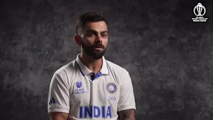 Logo of Kohli on the Cricket World Cup | CWC 2023