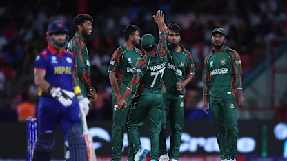 Tanzim runs through Nepal top-order in Powerplay | T20WC 2024