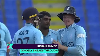 Logo of Nissan POTD: Rehan Ahmed bamboozles the batter with a googly