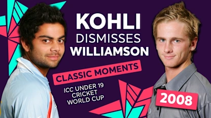 Logo of U19CWC Classic Moment: Kohli dismisses Williamson
