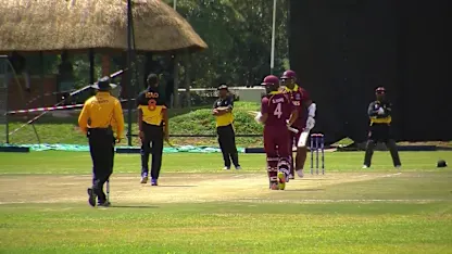 Marlon Samuels starts well for the Windies but is caught for 24
