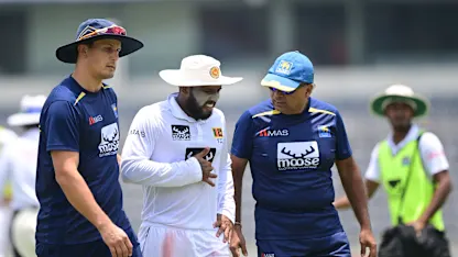 Logo of Kusal Mendis hospitalised after complaining of chest pain during Dhaka Test